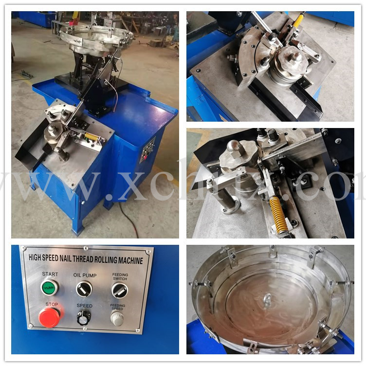 High Speed Thread Rolling Machine for Coil Nails 