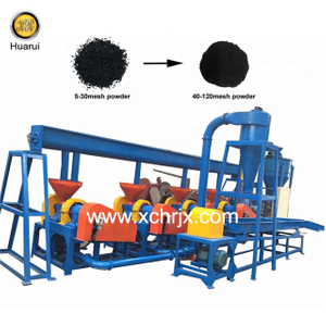 Automatic Tire Rubber Powder Grinder for 40-120 Mesh Fine Powder 