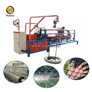 High Speed Automatic Chain Link Fence Machine for Sale Industrial Wire Weaving Machinery Wire Mesh Making Machine