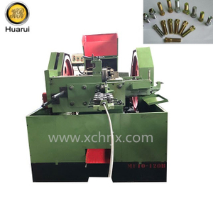 2 Die 3 Blow Multistation Screw Bolt Making Machine / Cold Forging Machine