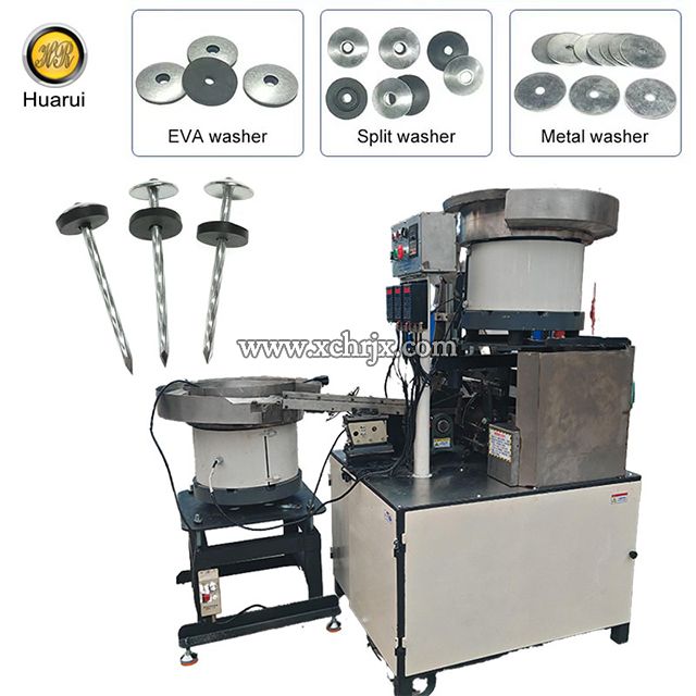 Self Drilling Screw Washer Assembling Machine Automatic Bolts And Nuts Assembly Machine