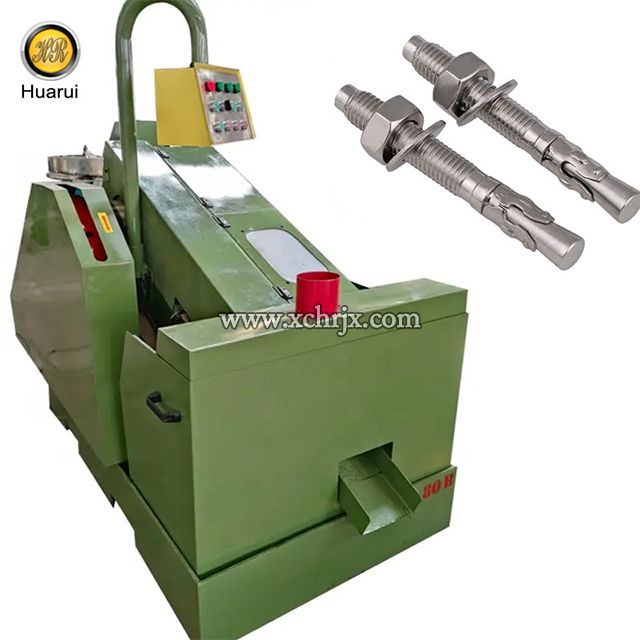Heavy Duty Automatic Wedge Anchor Bolt Forging Machine Stainless Steel Anchor Bolts Production Line
