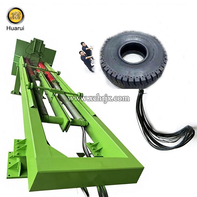 OTR Tire Dismantling Machine OTR Tire Debeader And Cutter