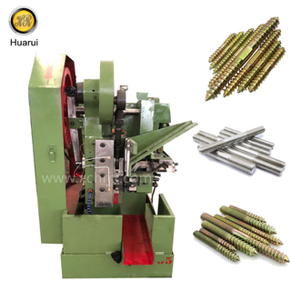 Special thread rolling machine for making double threaded screw/double sided screw bolt