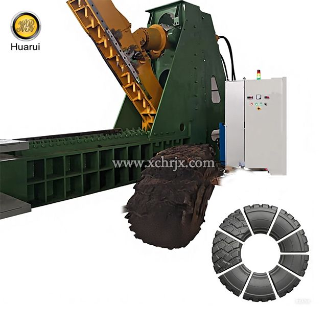 4 Meters OTR Tire Cutting Machine