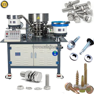 Self Drilling Screw Washer Assembling Machine Automatic Bolts And Nuts Assembly Machine