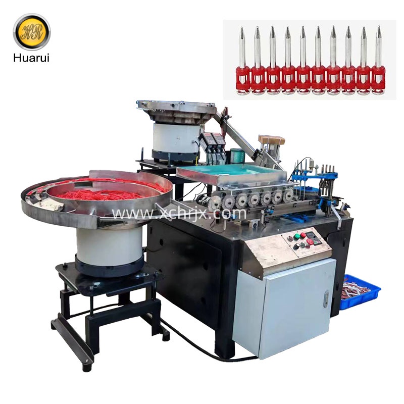 Plastic Shoot Nail Assembly Machine, High speed NK Gas Nail Assembly Machine