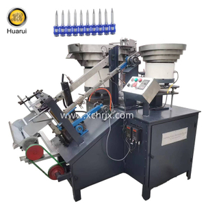 Plastic Shoot Nail Assembly Machine, High speed NK Gas Nail Assembly Machine