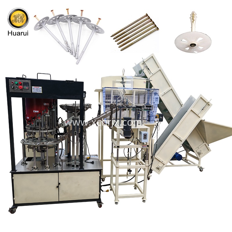 Plastic Shoot Nail Assembly Machine, High speed NK Gas Nail Assembly Machine