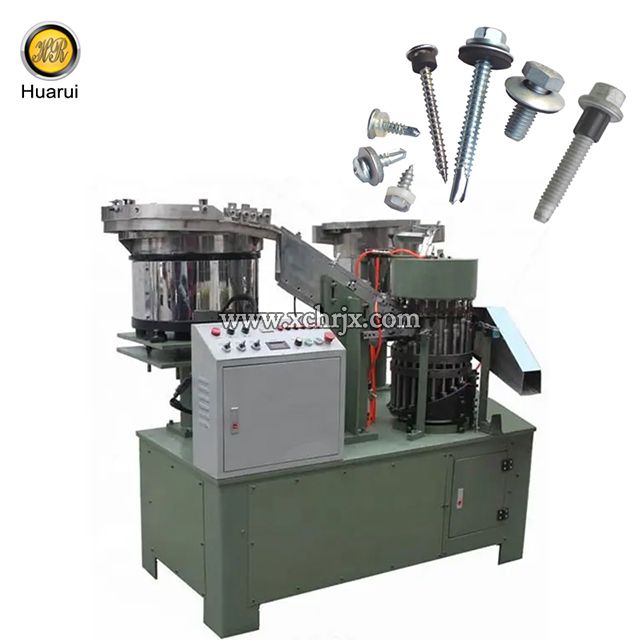 Self Drilling Screw Washer Assembling Machine Automatic Bolts And Nuts Assembly Machine