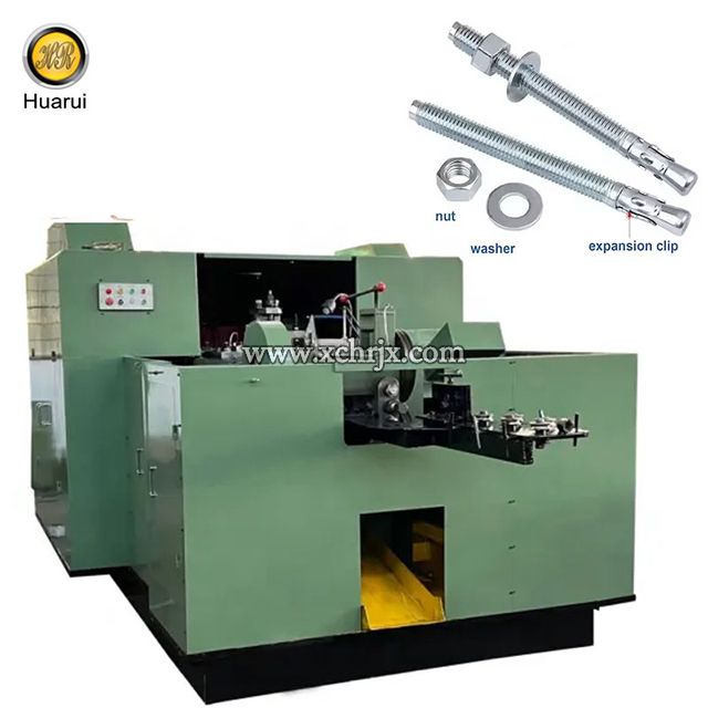 Heavy Duty Automatic Wedge Anchor Bolt Forging Machine Stainless Steel Anchor Bolts Production Line